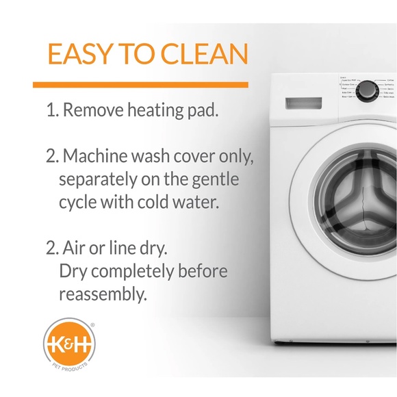 K&H Thermo-Kitty Mat (Heated Pet Bed) 12.5 x 24 Inches - Picture 9 of 10